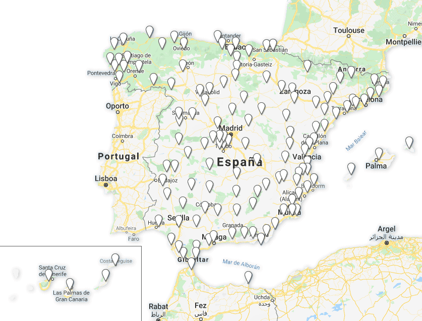 Mapa de agencias - Traduccion Jurada TV