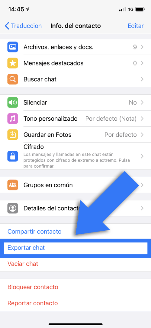 Cómo extraer mensajes de WhatsApp en iPhone – Paso 2 Cómo extraer mensajes de WhatsApp en iPhone - Paso 2
