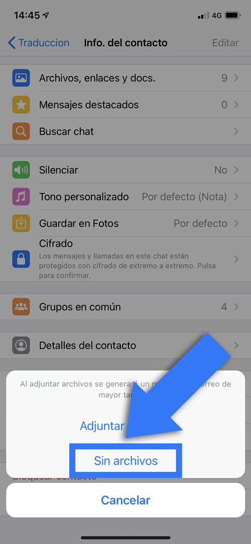 Cómo extraer mensajes de WhatsApp en iPhone – Paso 3 Cómo extraer mensajes de WhatsApp en iPhone - Paso 3