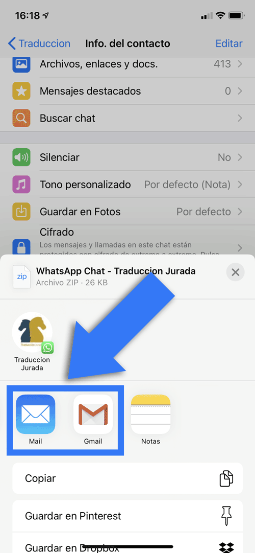 Cómo extraer mensajes de WhatsApp en iPhone – Paso 4 Cómo extraer mensajes de WhatsApp en iPhone - Paso 4