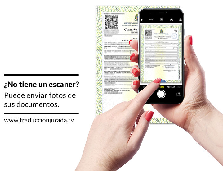 Traductor Jurado - Enviar Documentos con su teléfono móvil